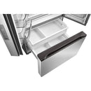 Midea 36-inch, 29.3 cu. ft. Freestanding French 3-Door Refrigerator External Water and Ice Dispensing System MRF29D2AST IMAGE 11