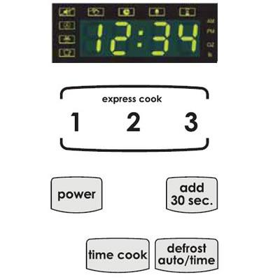 Moffat 30-inch, 1.6 cu. ft. Over-the-Range Microwave Oven TVM1635WPC IMAGE 2