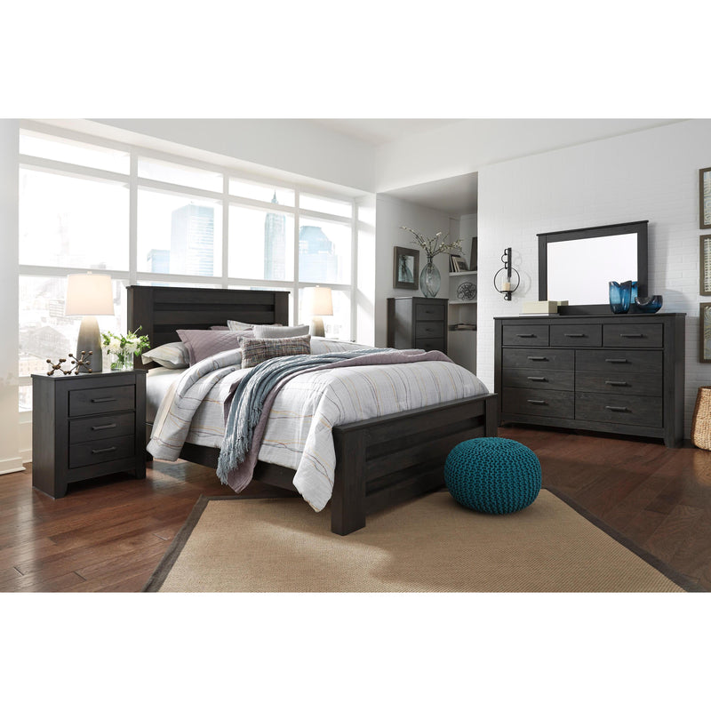 Signature Design by Ashley Brinxton B249B3 5 pc Queen Panel Bedroom Set IMAGE 2