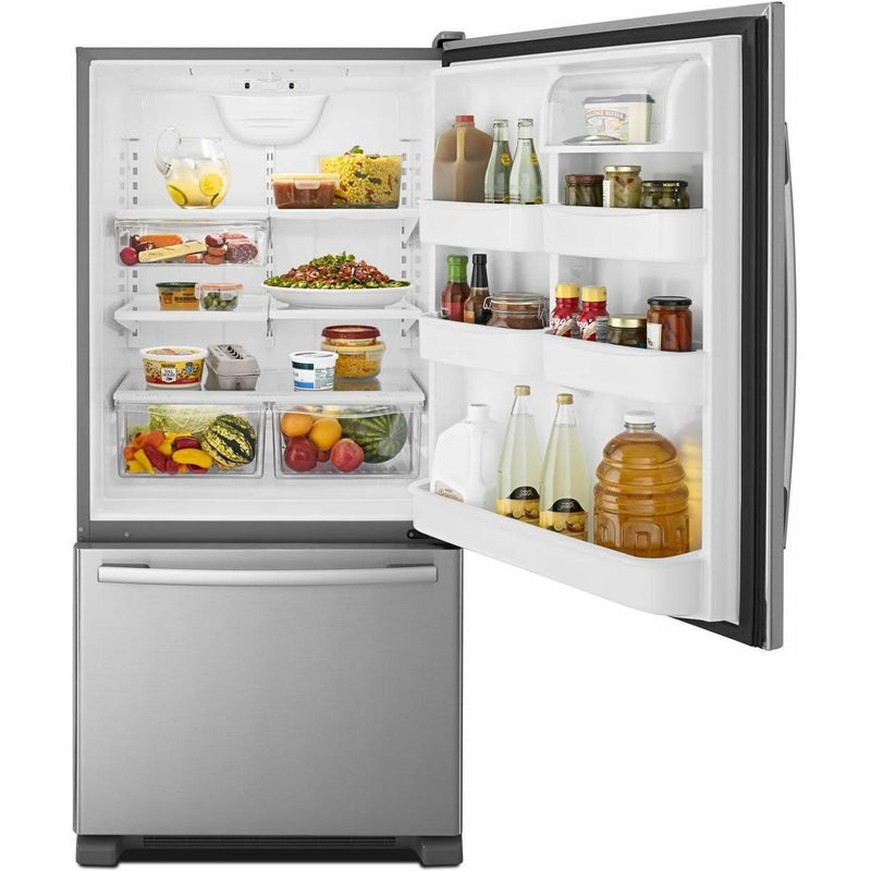 Amana 33in 22cu.ft. Bottom Mount Freezer Refrigerator ABB2224BRM IMAGE 3