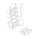 Monarch Bookcase I 2562 IMAGE 5