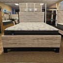 Two-Toned Queen Panel Bed