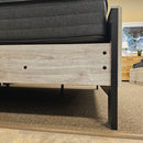 Two-Toned Queen Panel Bed