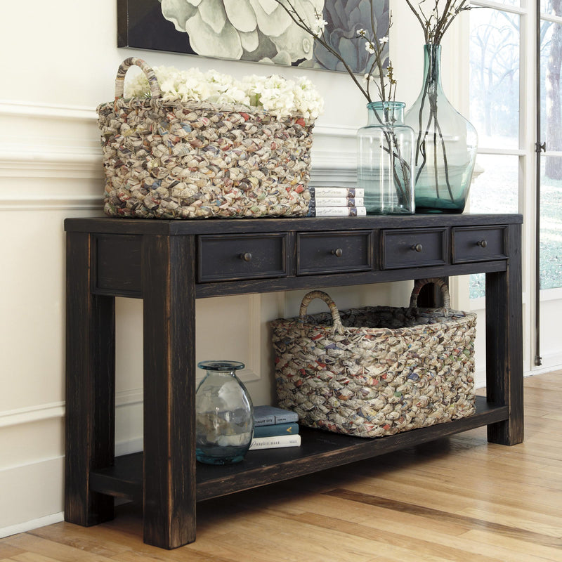 Signature Design by Ashley Gavelston Sofa Table T732-4 IMAGE 2