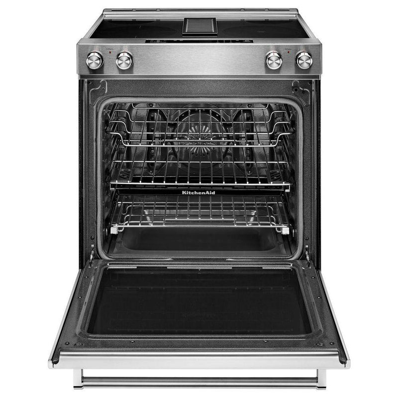 KitchenAid 30-inch Slide-In Electric Range KSEG950ESS IMAGE 4