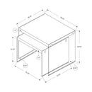 Monarch Nesting Tables I 3053 IMAGE 5