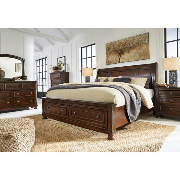 Millennium Porter B697B26 5 pc King Sleigh Storage Bedroom Set IMAGE 1