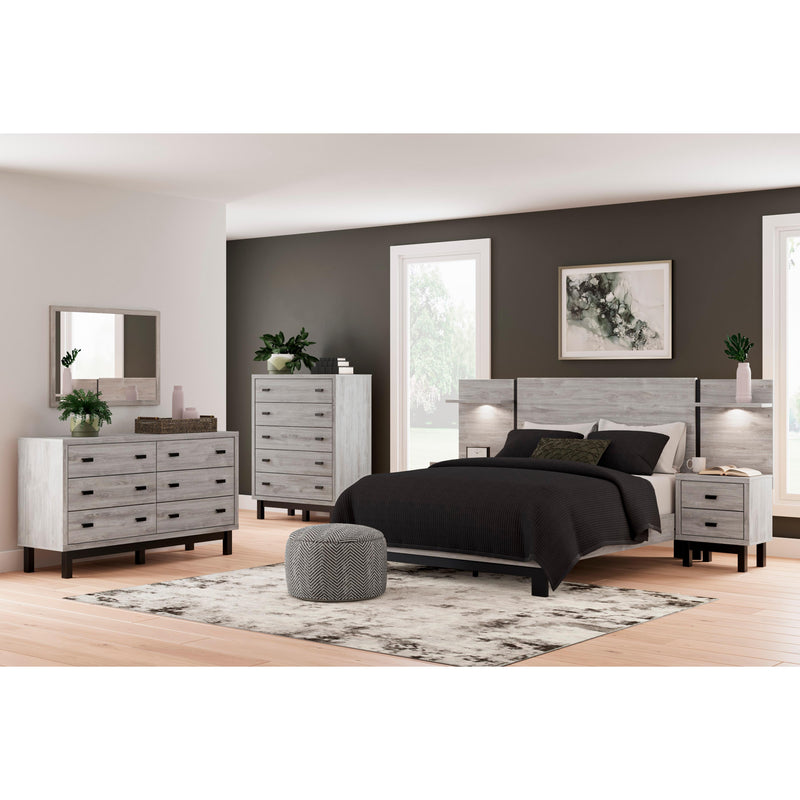 Signature Design by Ashley Vessalli B1036 7 pc King Panel Bedroom Set IMAGE 1