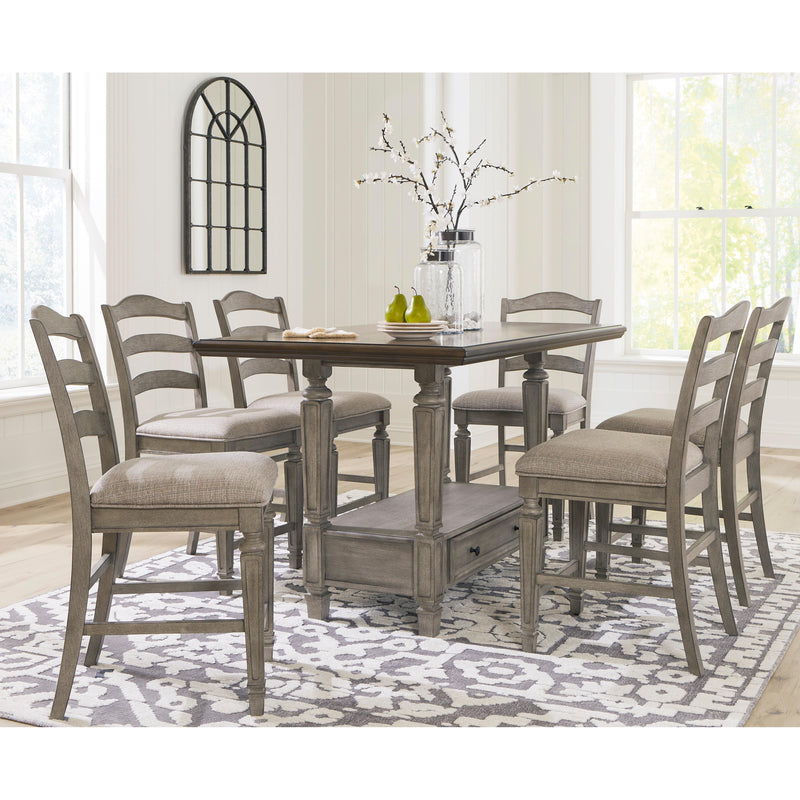 Signature Design by Ashley Lodenbay D751D4 7 pc Counter Height Dining Set IMAGE 2