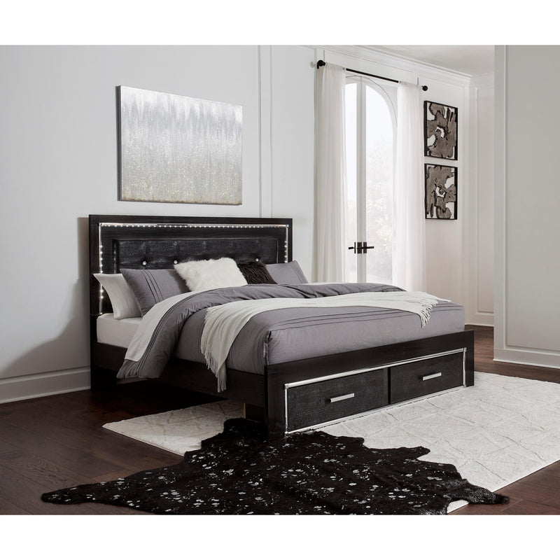 Signature Design by Ashley Kaydell B1420 8 pc King Panel Storage Bedroom Set IMAGE 2