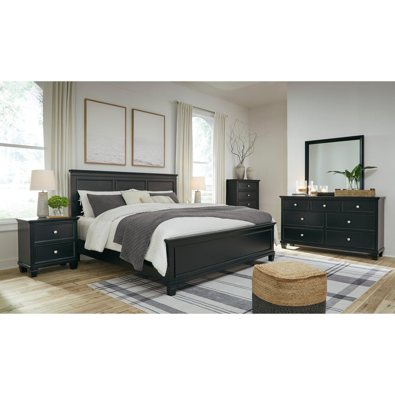 Signature Design by Ashley Lanolee B687 6 pc King Panel Bedroom Set IMAGE 1