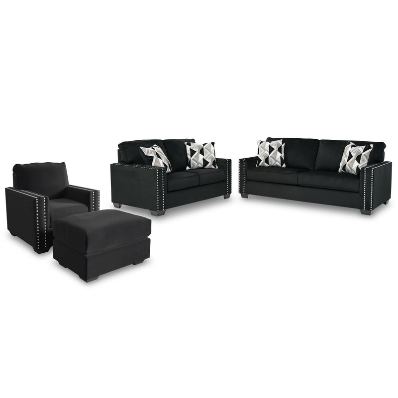 Signature Design by Ashley Gleston 12206U5 4 pc Sofa, Loveseat, Chair, and Ottoman Set IMAGE 1