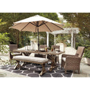  Signature Design by Ashley Beachcroft P791P4 7-piece Outdoor Dining Set IMAGE 7