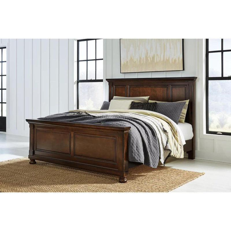 Millennium Porter B697B38 8 pc Queen Panel Bedroom Set IMAGE 2