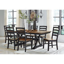  Signature Design by Ashley Wildenauer D634D4 7 pc Dining Set IMAGE 1