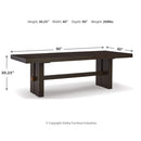  Signature Design by Ashley Burkhaus D984D7 9 pc Dining Set IMAGE 14