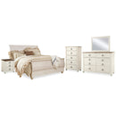  Signature Design by Ashley Willowton B267B44 8 pc King Sleigh Bedroom Set IMAGE 1