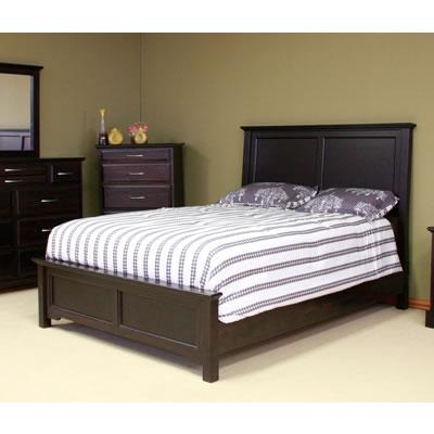 Mako Wood Furniture Symphony Full Panel Bed 2900-D/F-HB/FB/R/SLT DBL/FULL IMAGE 1