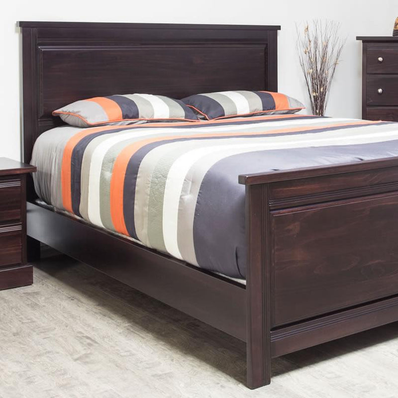 Mako Wood Furniture Decora Full Panel Bed 600-D/F-CH-HB/FB/R/SLT IMAGE 3