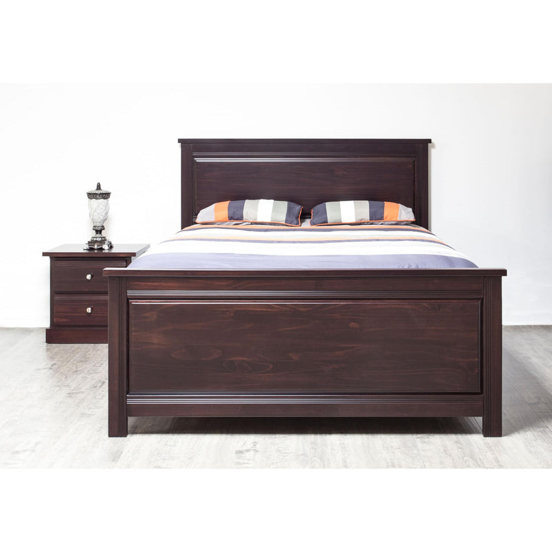 Mako Wood Furniture Decora Full Panel Bed 600-D/F-CH-HB/FB/R/SLT IMAGE 5