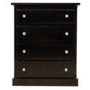 Mako Wood Furniture Decora 4-Drawer Chest 600-29 IMAGE 1