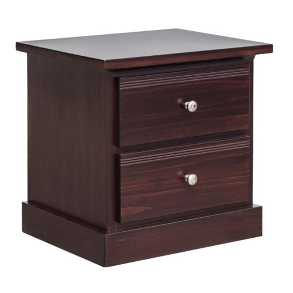 Mako Wood Furniture Decora 2-Drawer Nightstand Decora 600-60 IMAGE 1