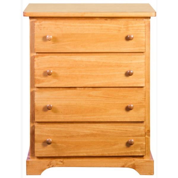 Mako Wood Furniture Polo 4-Drawer Chest 800-29 IMAGE 1