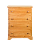Mako Wood Furniture Polo 4-Drawer Chest 800-1400-30 IMAGE 1