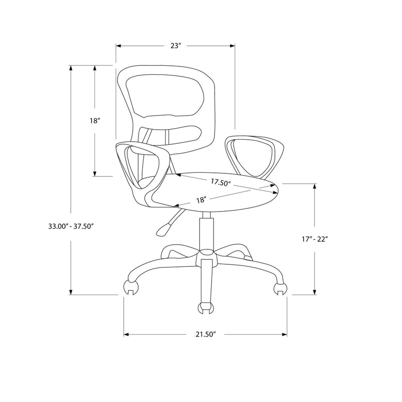 Monarch Office Chair I 7260 IMAGE 11
