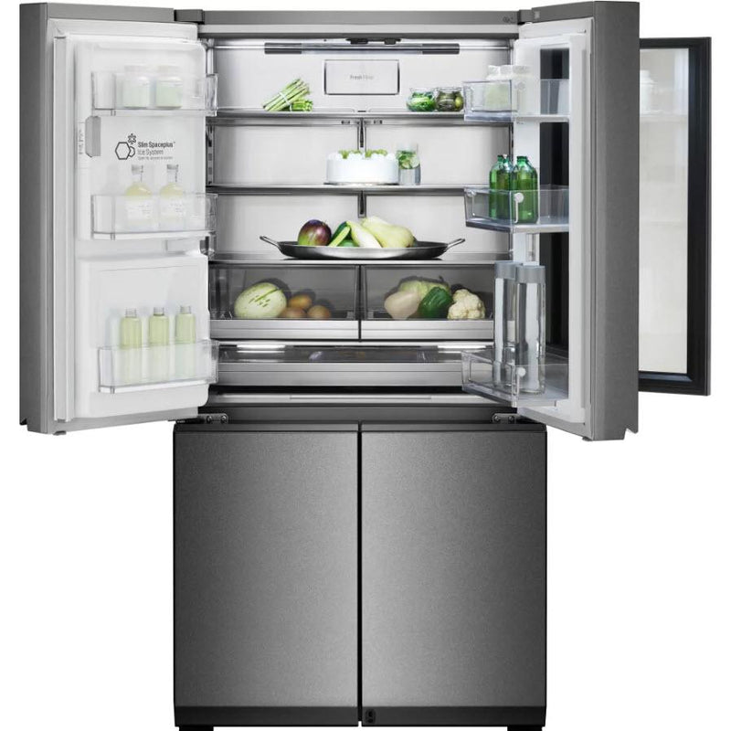 LG SIGNATURE 36-inch, 23 cu.ft. Counter-Depth French 4-Door Refrigerator with InstaView™ Door-in-Door® LUPXC2386N IMAGE 3