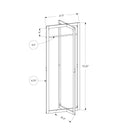 Monarch Coat Racks Coat Rack I 2151 IMAGE 5