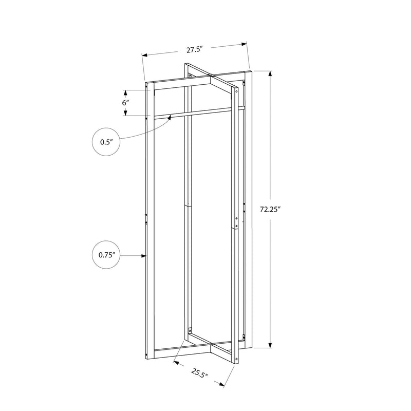 Monarch Coat Racks Coat Rack I 2151 IMAGE 5