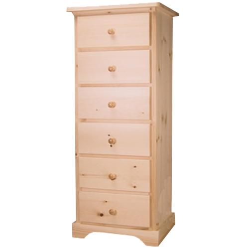 Mako Wood Furniture Polo 6-Drawer Chest 800-2004-6 IMAGE 1