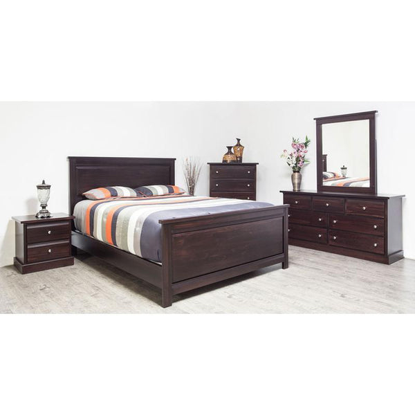 Mako Wood Furniture Decora King Bed 600-K IMAGE 1