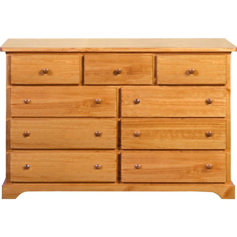 Mako Wood Furniture Polo 9-Drawer Dresser 800-40-9 IMAGE 1