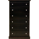  Mako Wood Furniture Decora 6-Drawer Chest 600-31 IMAGE 1