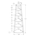 Monarch Bookcases 5+ Shelves I 2499 IMAGE 5