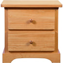 Mako Wood Furniture Polo 2-Drawer Nightstand 800-60 IMAGE 1