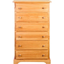 Mako Wood Furniture Polo 6-Drawer Chest 800-31 IMAGE 1