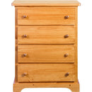  Mako Wood Furniture Polo 4-Drawer Chest 800-1400-30 IMAGE 1
