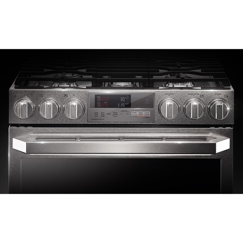 LG SIGNATURE 30-inch Slide-In Dual-Fuel Range with Infrared Heating™ System LUTD4919SN IMAGE 3