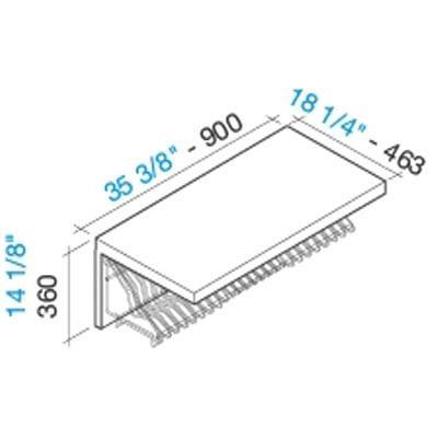 Broan Cooking Accessories Shelves FDMAS36W0SS IMAGE 1