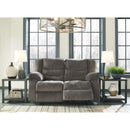  Signature Design by Ashley Tulen Reclining Fabric Loveseat 9860686 IMAGE 4