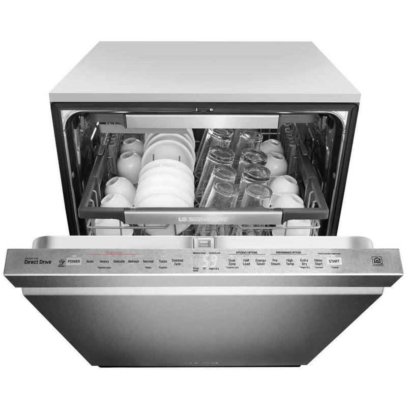 LG SIGNATURE 24-inch Built-In Dishwasher with QuadWash™ LUDP8997SN IMAGE 2