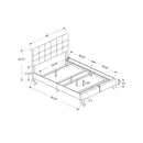 Monarch Full Upholstered Panel Bed I 5920F IMAGE 5