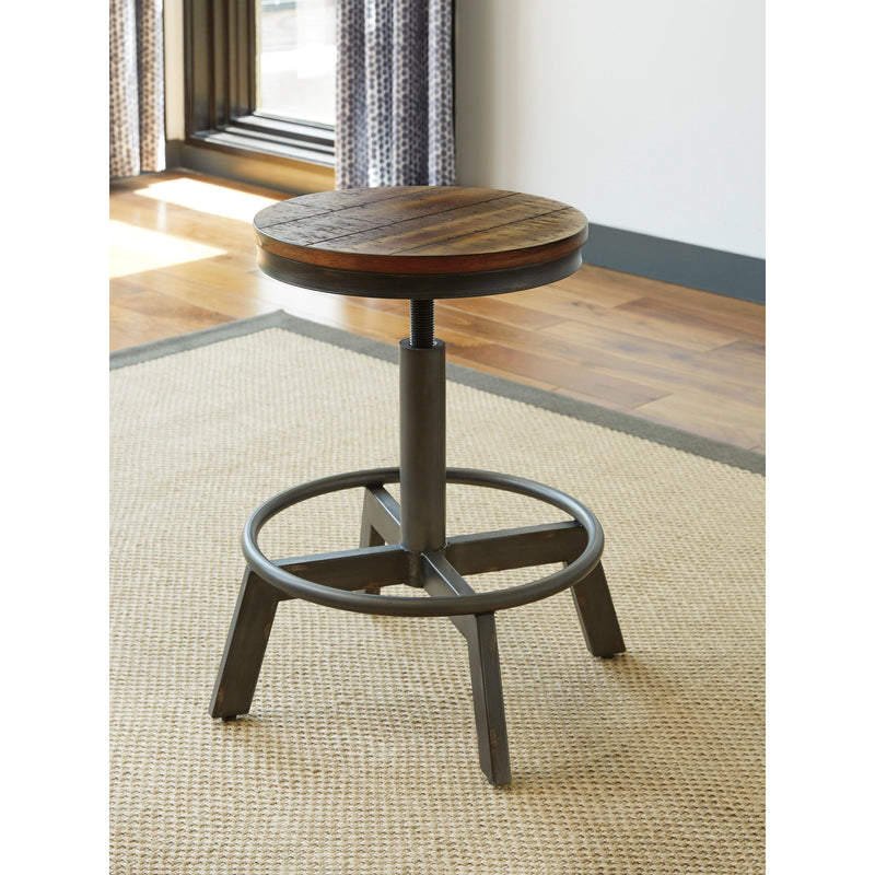 Signature Design by Ashley Torjin Adjustable Height Stool D440-024 IMAGE 2