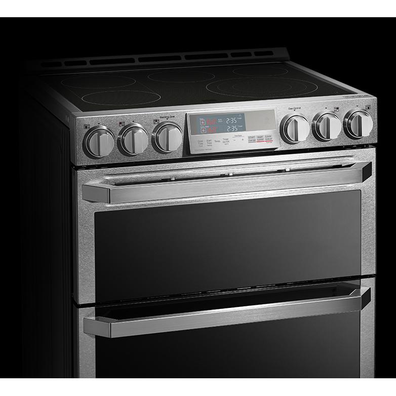 LG SIGNATURE 30-inch Slide-In Electric Range with Infrared Heating™ System LUTE4619SN IMAGE 4