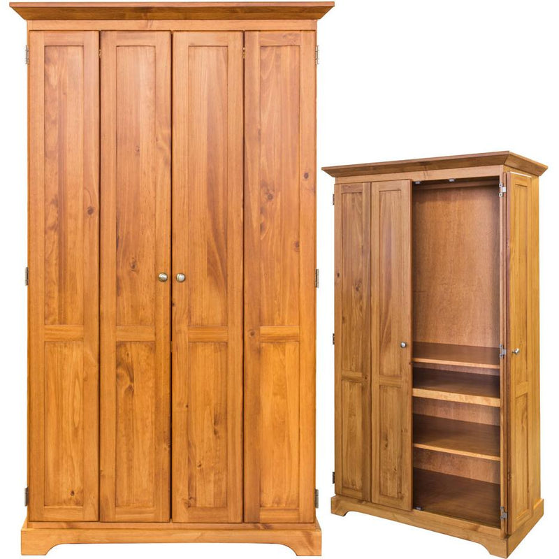 Mako Wood Furniture Polo Armoire 800-B4-CLST IMAGE 3