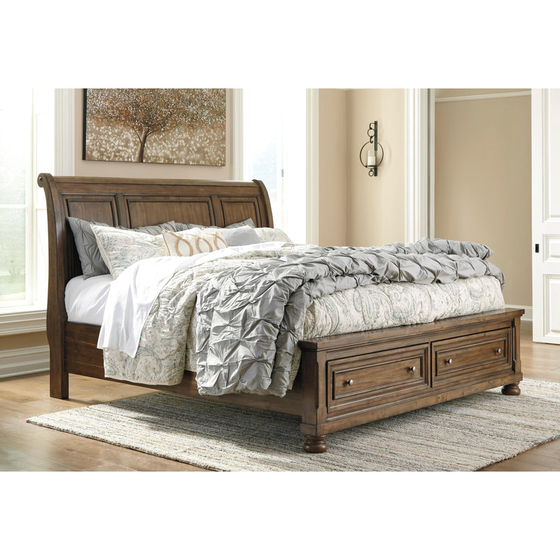 Signature Design by Ashley Flynnter King Sleigh Bed with Storage B719-78/B719-76/B719-99 IMAGE 2