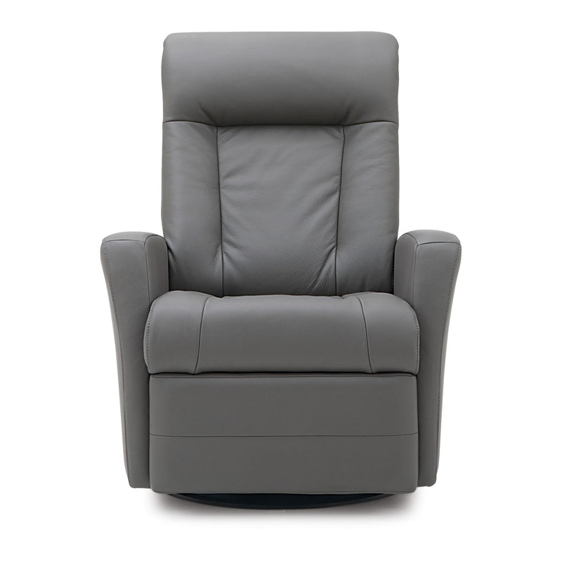 Palliser Banff II Power Swivel, Glider Leather Recliner 42210-38-BROADWAY-GRANITE IMAGE 3